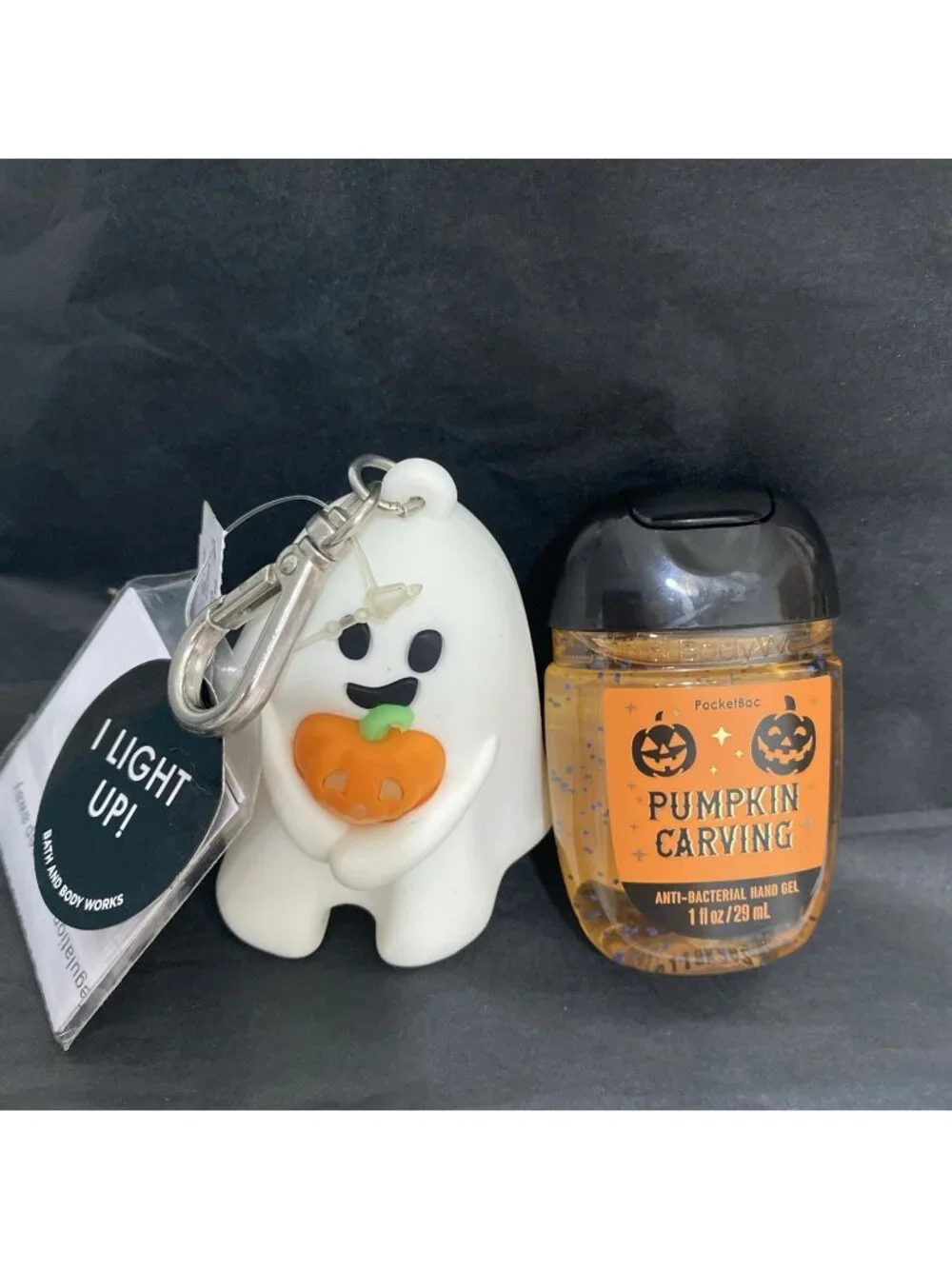 Halloween Light-Up Glow-in-Dark Ghost PocketBac Holder Bath & Body Works